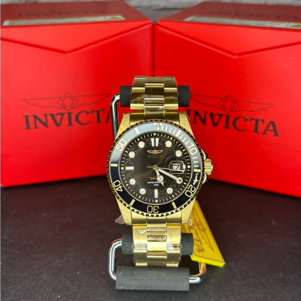 Invicta Pro Diver Men's Watch - 43mm, Gold